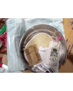 MASSAGE GLOVE WITH LONG TOWEL SET 6  (150)